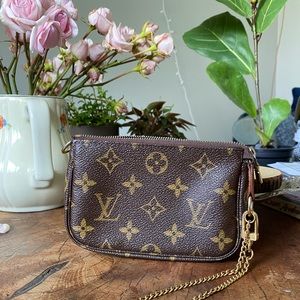 Authentic mini LV pochette
